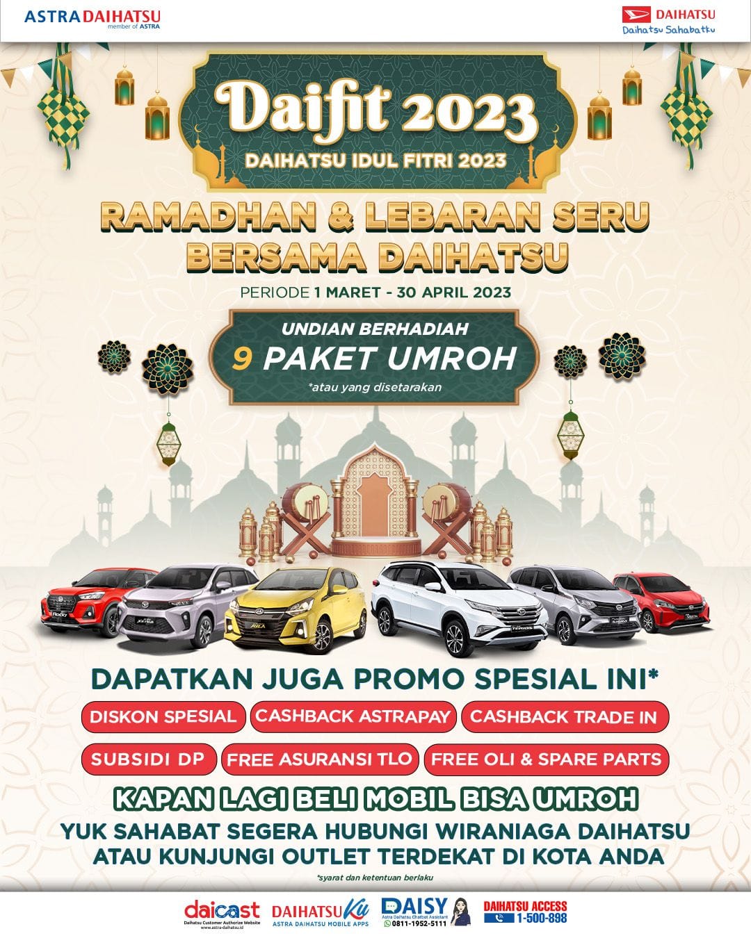 Promo Ramadhan & Lebaran Seru Bersama Daihatsu Solo